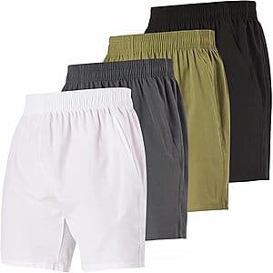 Prime Members: 4-Pack Ultra Performance Men's Workout Gym Shorts (Various) from $9.75 + Free Shipping