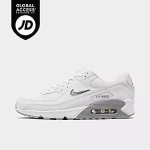 Men's Nike Air Max 90 Jewel Swoosh Shoes (White/Photon Dust/Light Smoke Grey) $77 + Free Shipping