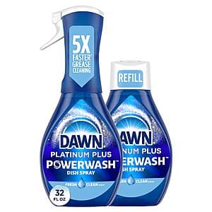 Select Acocunts: 32-oz Dawn Powerwash Spray Kit (1 Starter Kit + 1 Refill) $6.35 w/ Subscribe & Save