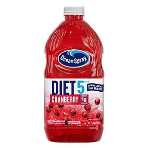 8-Pack 64oz Ocean Spray Diet Cranberry Juice Drink $10.25