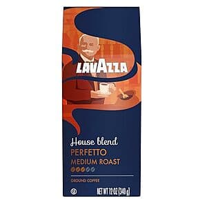 12-Oz Lavazza Medium Roast Ground Coffee (Perfetto House Blend) $4.45 w/ Subscribe & Save