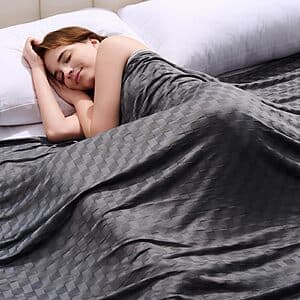 50"x70" Topcee Cooling Blanket for Hot Sleepers (Oxford Grey) $9.50