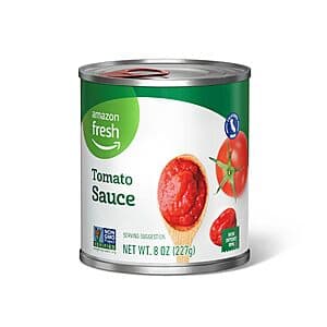 Prime Members: 15oz Amazon Fresh Tomato Sauce 4 for $3.05 & More + Free S&H