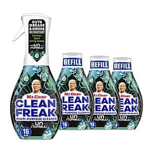 4-Pack 16-Oz Mr. Clean Clean Freak Multi Surface Cleaning Spray (Starter Kit) $10.75 w/ Subscribe & Save