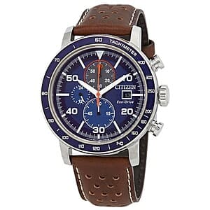 44mm Citizen Men's Eco-Drive Weekender Brycen Chronograph Watch $183.35 + Free S&H