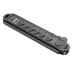 Select Stores: Husky 14/3 Heavy Duty 6-Outlet 2100 Joule Surge Protector w/ 8' Cord $11 (In-Store Purchase Only)