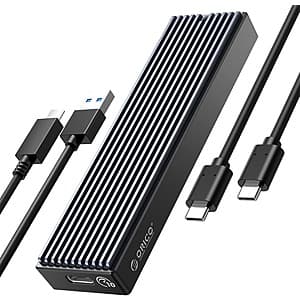 Prime Members: ORICO M.2 NVMe SSD Enclosure (USB 3.1 Gen 2 (10 Gbps)) $10.65 + Free Shipping