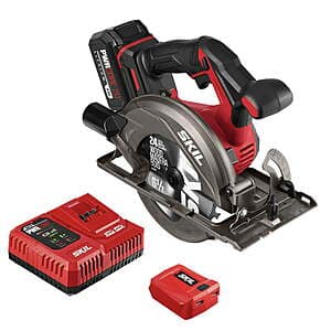 SKIL PWR CORE 20V Brushless 6-1/2" Circular Saw Kit w/ 4.0Ah Battery & Charger $67 + Free Shipping