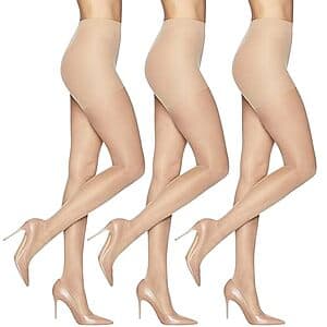 3-pk L'eggs Sheer Energy Medium Support Women's Compression Tights (various) from $5.30