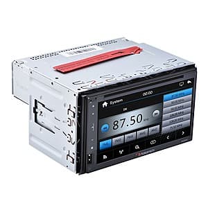 Nakamichi 2-DIN Car In-Dash CD/DVD Bluetooth Receiver w/ 6.75" Touchscreen $30 + Free Shipping w/ Prime