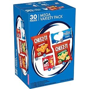 30-Pack Mega Variety Snack Pack (Cheez-It, Pringles, Rice Krispies Treats) $9 w/ Subscribe & Save