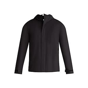 Ozark Trail Men's Rain Jacket w/ Hood (Black) from $10.55