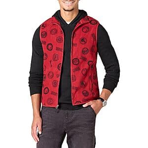 Amazon Essentials Disney Men's Polar Fleece Vests (Small, Various) from $7.30