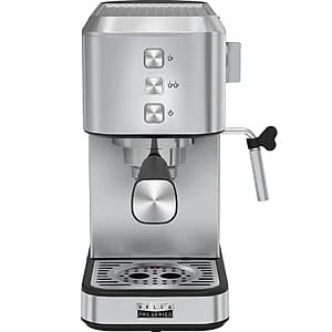 bella PRO Slim Espresso Machine w/ 20 Bars of Pressure (Stainless Steel) $50 + Free Shipping