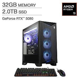 Costco Members: MSI Aegis ZS2 Desktop: Ryzen 9 9900X, RTX 5080, 32GB RAM, 2TB $2400 + $15 Shipping