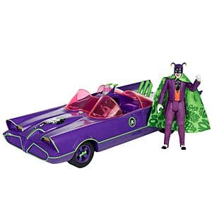 McFarlane Toys Gold Label DC Retro Batmobile & The Joker (Batman 66') $17.80 or less