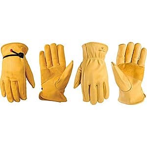 Wells Lamont: 1132 Leather Work Gloves + 1130S Reinforced Cowhide Leather Gloves $11.75