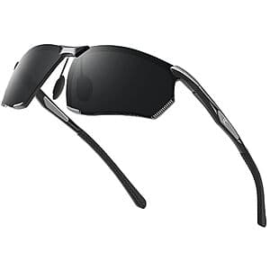 BIRCEN Men's Polarized Sunglasses w/ Al-Mg Frame (Various) $7.50