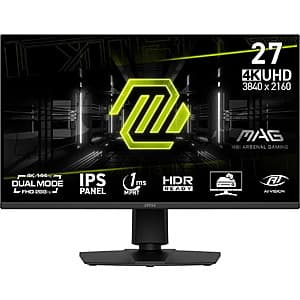 27" MSI MAG 275UPD E14 4K UHD 144Hz 1ms Rapid IPS Monitor $200 + Free Shipping