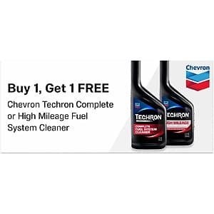 12oz. Chevron Techron Fuel System Cleaner or High Mileage Fuel System Cleaner From 2 for $12 + Free Store Pickup