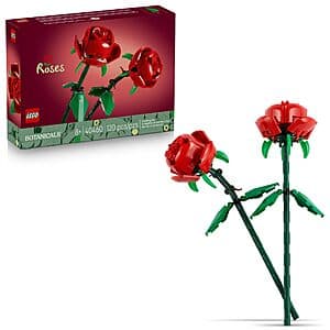 120-Pc LEGO Botanicals Roses Building Set $10.40
