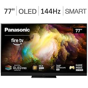 77" Panasonic Z8 Series OLED 4K UHD 144Hz Smart Fire TV (2025) $1499 + Free Shipping