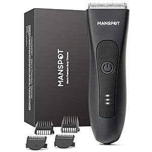 MANSPOT Manscape / Ladyscape Rechargeable Wet/Dry Body Hair Trimmer w/ Guards from $22.80 + Free S&H
