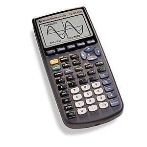 Texas Instruments Ti-83 Plus Graphing Calculator (Black) $45 + Free Shipping