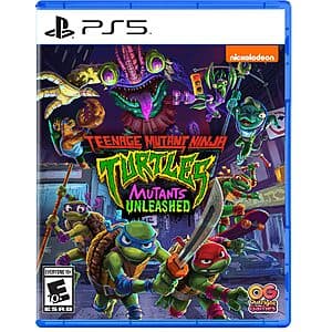 Teenage Mutant Ninja Turtles: Mutants Unleashed (PS5) $10
