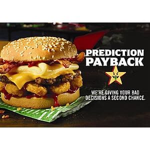 Carl's Jr. Restaurant Offer: Carl's Jr The Hangover Breakfast Burger Free to Claim (Valid All Day 2/9 Only)