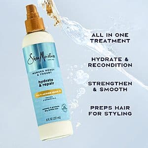 8oz. SheaMoisture Leave-In Condiition Hydrate Hair Spray (Manuka Honey & Yogurt) $4.90 w/ Subscribe & Save