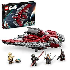 599-Piece LEGO Star Wars Ahsoka Tano's T-6 Jedi Shuttle Building Toy Set (75362) $46.40 + Free Shipping