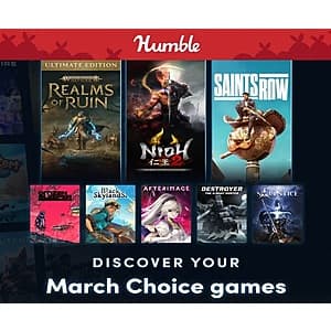 Humble Bundle Choice: March 2024 Membership (PC Digital Games): Nioh 2: The Complete Edition, Citizen Sleeper, Saints Row, Warhammer Age of Sigmar: Realm of Ruin & More for $11.99