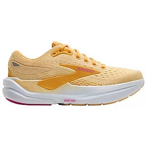 Brooks Women's Ghost Max 3 Running Sneakers in Orange/Pink or Blue/Green colorway.