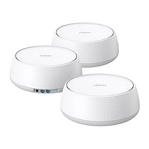 3-Pk TP-Link Deco BE25 Dual-Band WiFi 7 Mesh System + 15% Back w/ Prime Visa $200 + Free S&H