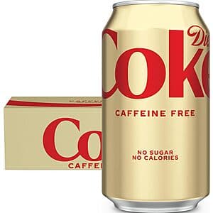 12-Pk 12-Oz Diet Coke Caffeine Free Soda $4.70