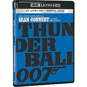 Thunderball (1965) (4K Ultra HD + Digital Code) $13