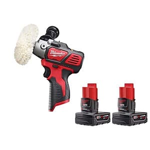Milwaukee M12 Variable Speed Polisher/Sander w/ 2x 3Ah Battery Pack $149 + Free Shipping
