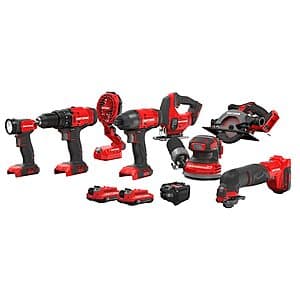 8-Tool Craftsman V20 Max Power Tool Combo Kit w/ 2 Batteries & Charger $149 + Free Shipping