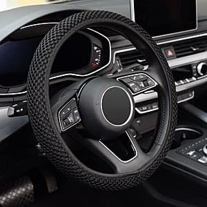 Kafeek 15" Elastic Stretch Steering Wheel Cover $4
