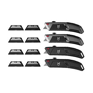 Sam's Club Members: Member's Mark 4-Pc Auto Load Utility/Box Knife Set w/ 72 Blades $8 + Free S&H on $50+ for Plus Members