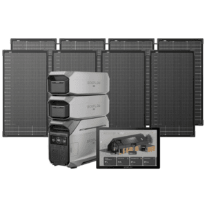 EcoFlow DELTA Pro 3 Portable Power Station + 2x Extra Batteries + 8-Pc Solar Panels $7000 (Costco Members) + Free Shipping