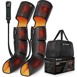 QUINEAR 3-in-1 Foot Calf & Thigh Massager with Heat and Compression $70 + Free Shipping