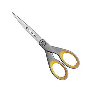 Westcott 7" Titanium Bonded Scissors w/ Soft Handles $2 + Free S/H w/ Amazon Prime
