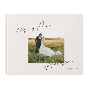 8x11 photo book with blank cover, suitable for custom photo printing on Shutterfly.