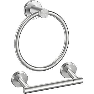Prime Members: Forious Double Towel Bars & Bathroom Tissue Holders from $15.30 & More + Free Shipping