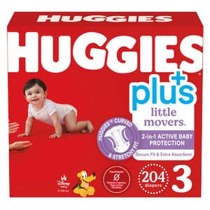 Costco Members: Huggies Plus Little Movers Diapers (Size 3-7) $40 & More + Free S/H