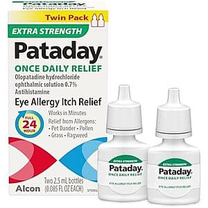 Select Accts: 2-Pack 2.5ml Pataday Once Daily Extra Strength Eye Relief Drops $16.65 w/ Subscribe & Save