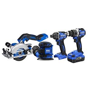 Select Lowe's Stores: Kobalt 24V 4-Tool Combo Kit w/ Battery, Charger + 2 Free Tools $249 + Free Store Pickup