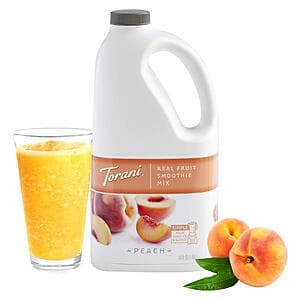 64-Oz Torani Real Fruit Smoothie Mix (Peach or Raspberry) $13.05 & More w/ Subscribe & Save